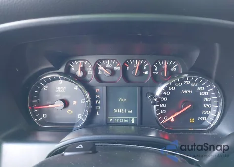 2018 Chevrolet Silverado 1500 Custom из США, поврежденный, VIN 1GCRCPEH7JZ190964